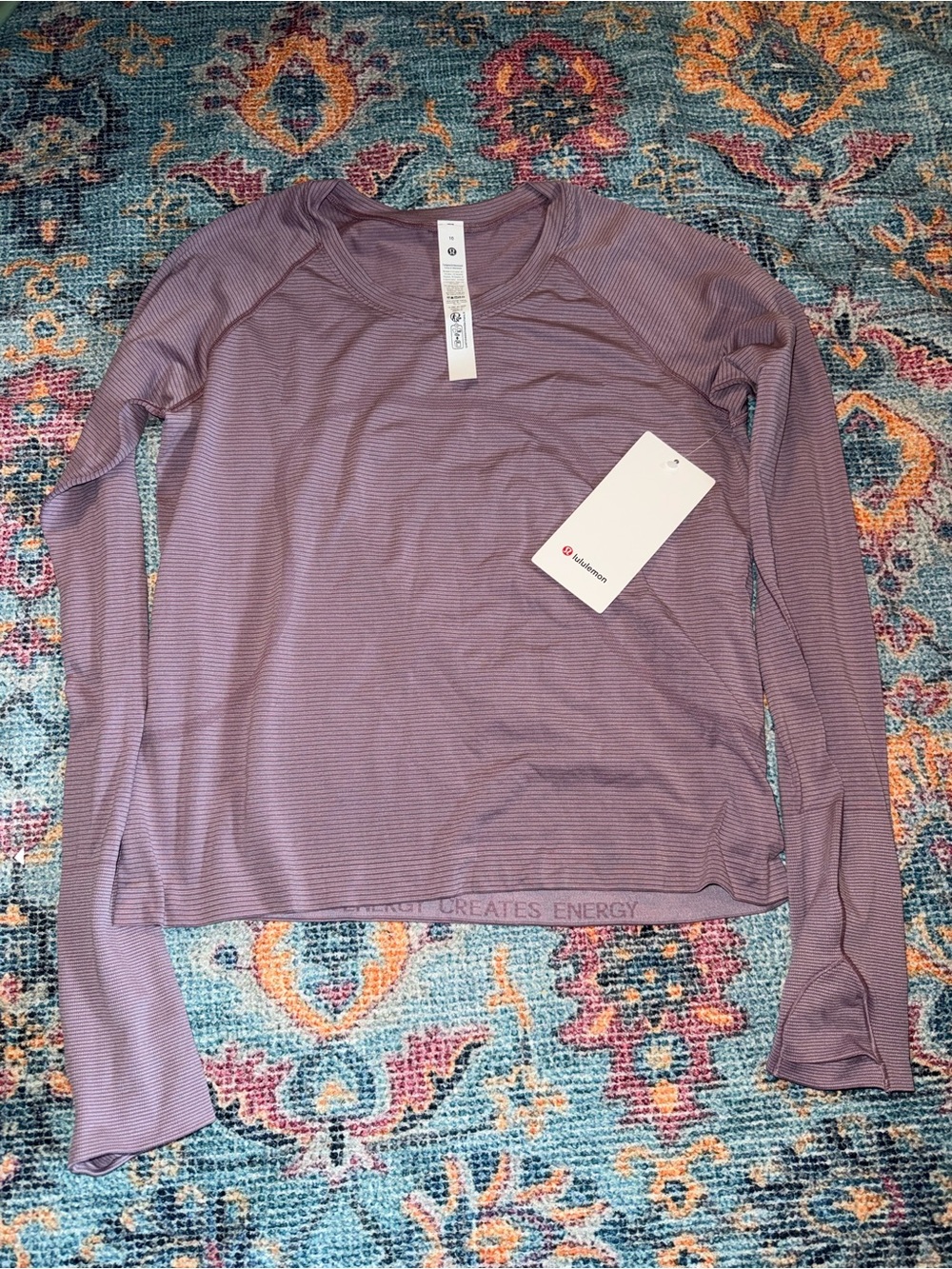 lululemon athletica swifly tech long sleeve 2.0 Race length